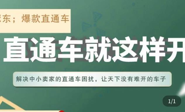 冠东·淘系直通车保姆级教程，全面讲解直通车就那么简单 - 网赚资源网-网赚资源网