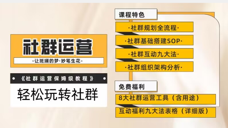 【社群运营】保姆式教程：九大互动法，八款社群运营工具助你轻松玩转社群【揭秘】 - 网赚资源网-网赚资源网