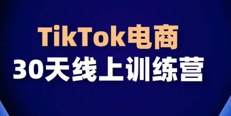 TikTok电商带货30天线上课，不可错过的全球流量洼地！ - 网赚资源网-网赚资源网