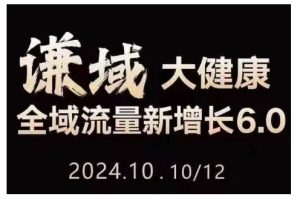 大健康全域流量新增长6.0，公域+私域，直播+短视频，从定位到变现的实操终点站-网赚资源网